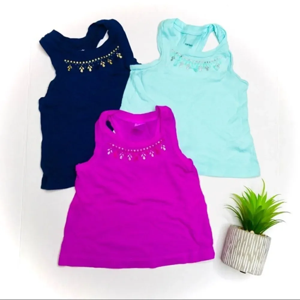 𝅺carter’s Racerback Tank Tops Bundle